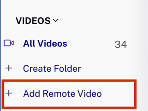 Add Remote Video